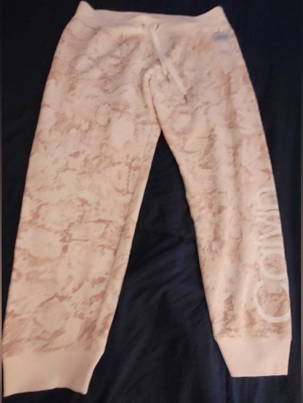 Calvin Klein Soft Pink Joggers, Size L